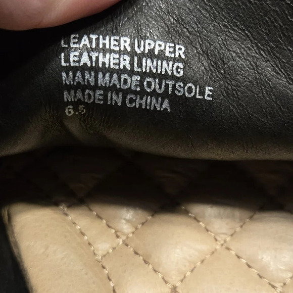 C - Birdies "starling" black leather flats - Picture 5 of 7